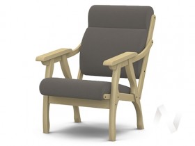 Кресло Вега-10 (бесцветный лак/ULTRA STONE) в Горьковском - gorkovskoe.katalogmebeli.com | фото